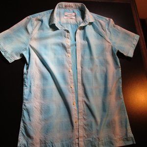 Men’s Short Sleeve Calvin Klein Button Down Shirt